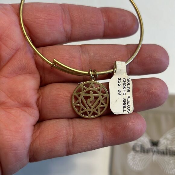 Chrysalis Solar Chakra Gold Expandable Stackable Bangle Bracelet NWT OSFM - Picture 4 of 6